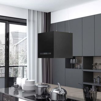 vidaXL Vidaxl - Cappa da Cucina ad Isola Sospesa lcd Sensore 37 cm in Acciaio