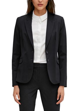 Comma Womens 85.899.54.0967 Suit Jacket, Black (Black 9999), 8 (Size: 34)