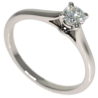 Cartier Platinum Platinum 950 Band Ring (Pre-Owned)