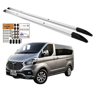 OEM Barras De Techo Integradas Ford Transit Custom Long Desde 2012 Aluminio