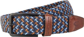 Camel Active Flechtg&uuml;rtel CAMEL ACTIVE, Herren, Gr. XXL, blau (night blau), Web, Materialmix, Flechtoptik, gemustert, G&uuml;rtel Flechtg&uuml;rtel, elastisch