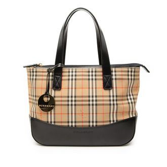 Burberry Pre-owned Burberry Haymarket Check Canvas Tote SR2K6NZUBE1ZX9KJ