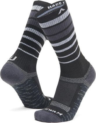 Wigwam Ultra Cool-Lite Striped Crew Socks Black XL