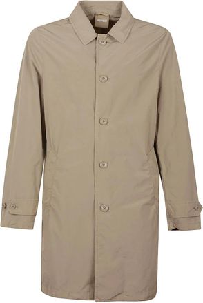 Aspesi Waterdichte Jas - Heren - Mantel - Bruin - M - Nylon - Jassen