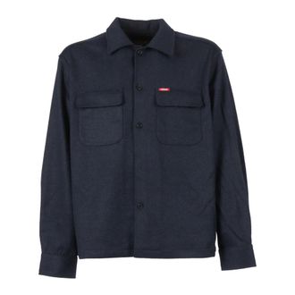 Deus Camicia Clayton Wool - male - Deus Ex Machina - Light Jackets - Black - L - Jackets