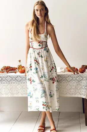 Nobody's Child Hallie Sleeveless Halter Dress