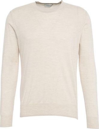 Paolo Pecora Fine Knit Sweater With Classic Crew Neckline