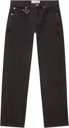 &Eacute;tudes Studio Straight Jeans - Dames - Regular Fit Jeans - Bruin - S - Katoen - Jeans