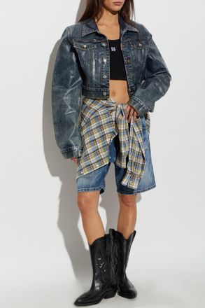 Dsquared2 Denim Jacket, Womens, Navy Blue