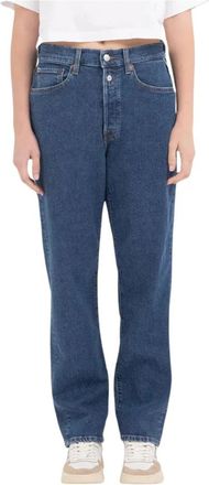 Replay Donkerblauwe denim broek - Dames - Slim Fit Jeans - Blauw - W31 - Denim - Jeans