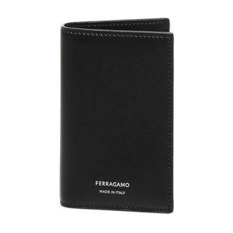 Ferragamo Wallets & Cardholders, male, Black, ONE SIZE, Florence Leather Bifold Wallet