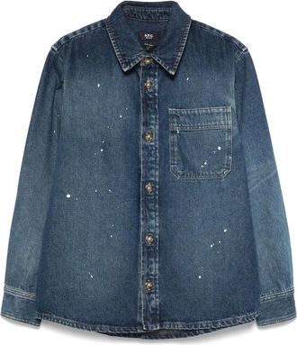 A.P.C. Giacca-camicia Basile - Blu