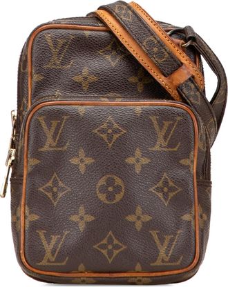 Louis Vuitton Pre-owned Womens Danube Monogram Crossbody Bag - Brown Textile - One Size