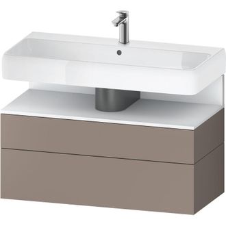 Duravit Duravit - Qatego Mueble Bajo Lavabo, 1 Extra&iacute;ble Y 1 Caj&oacute;n
