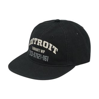Carhartt Work in Progress Canvas Cap - Heren - Petten - Zwart - ONE Size - Katoen - Accessoires