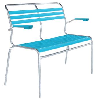 Schubiger M&ouml;bel L&auml;ttli-Bank S&auml;ntis mit Armlehnen