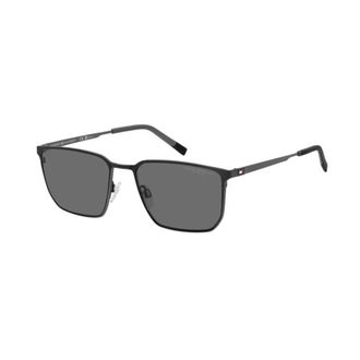Tommy Hilfiger TH 2272/S Zonnebril - Heren - Accessoires - Zwart - Maat: 56 MM