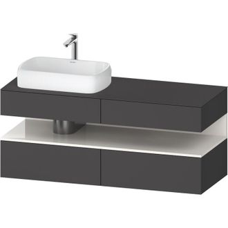 Duravit Duravit - Qatego Consola Mueble Bajo Lavabo, 2 Cajones, 2 Cajones