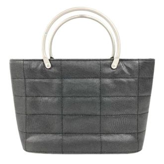 Chanel Pre-owned Handbags, female, Gray, Size: ONE SIZE Pre-owned Chocolate Bar Handbag