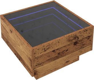 vidaXL Coffee Table Old wood 50 x 50 x 30 cm Engineered wood vidaXL