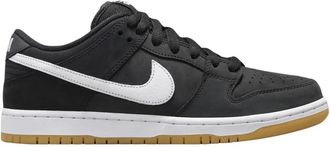 Nike Limited Edition Zwarte Gum Dunk Low Pro Sneakers - Heren - Skateschoenen - Zwart - 37 1/2 EU - Leer - Fitness