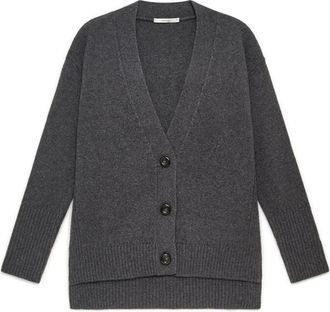 Maliparmi Cashmere Merinos Vest - Dames - Vesten - Grijs - M - Wol - Truien & Vesten