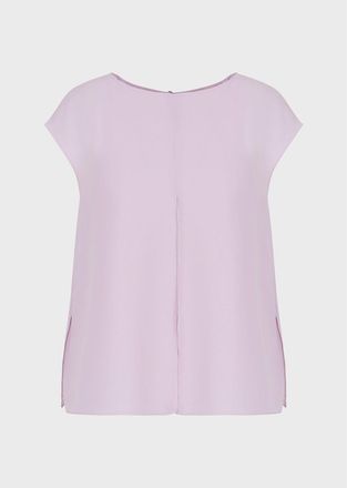 Emporio Armani Womens Top in Lilac - Size 10 UK