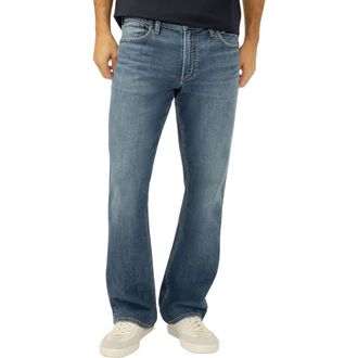 Silver Jeans Co Zac Relaxed Fit Straight Leg Jeans in Boulder at Nordstrom, Size 30 X 32