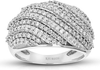 Vir Jewels 1 cttw Lab Grown Diamond Ring in Sterling Silver For Women