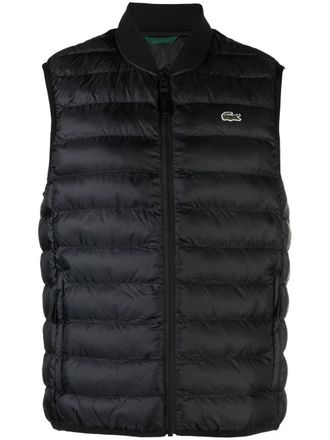 Lacoste Gilet Golf Essential imbottito - Nero