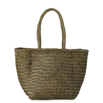 Dragon Diffusion Tassen, Dames, Groen, ONE Size, Leer, Grace Basket Small