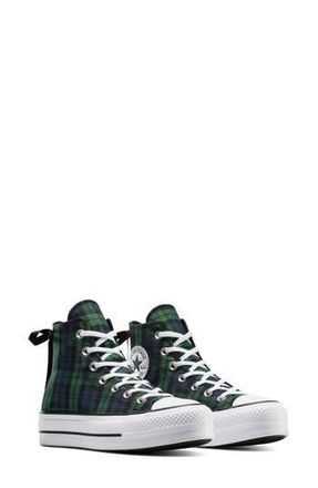 Converse Chuck Taylor All Star Lift Canvas High Top Platform Sneaker in Navy/Black/White at Nordstrom Rack, Size 7.5