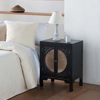 Wanderlust Deco Mesita de madera 50 x 36 x 65h cm