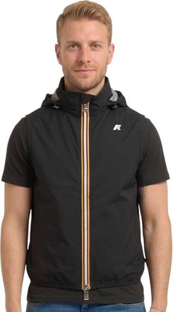 K-Way Black Sleeveless Hood Jacket