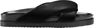 Bogner Sirolo Slide - Dames - Sandalen - Zwart - 36 EU - Leer - Schoenen