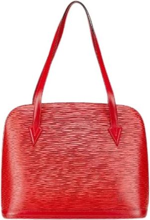 Louis Vuitton Pre-owned Shoulder Bags, female, Red, Size: ONE SIZE Pre-owned Vintage Leather Shoulder Bag