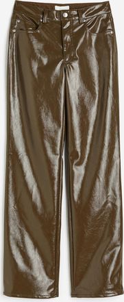 H&M Beschichtete Hose - Green