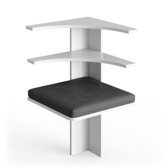 Vicco Banco De Comedor Roman, Blanco, 43.5 X 43.5 Cm