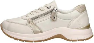 Remonte Veterschoenen Laag - Dames - Sneakers - Wit - 36 EU - Schoenen
