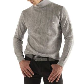 Harmont & Blaine Turtlenecks, male, Gray, Size: 3XL Turtleneck Sweater