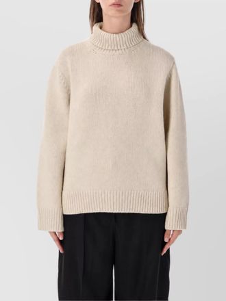 Toteme wool oversized turtleneck sweatshirt