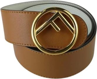 Fendi Pre-owned Vintage Leather Belt - female - Fendi Vintage - Vintage Belts - Brown - ONE SIZE - Pre-owned