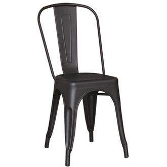 DL1961 Silla Metal 801 Negra Dl