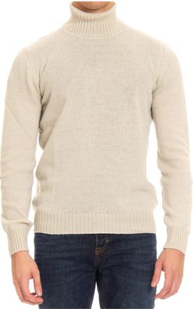 Gran Sasso Maglia Dolcevita - Heren - Coltruien - Beige - XL - Wol - Truien & Vesten