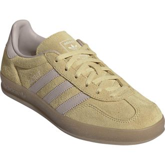 adidas Gazelle Indoor Sneaker in Yellow/Quartz/Gum at Nordstrom, Size 10.5