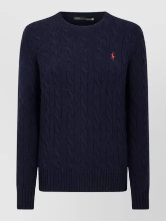 Polo Ralph Lauren cable knit slim fit long sleeve top