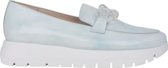 Wonders Schoenen, Dames, Blauw, 42 EU, Leer, Stijlvolle damesloafercollectie