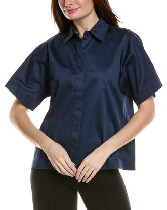 Lafayette 148 New York Box Sleeve Blouse