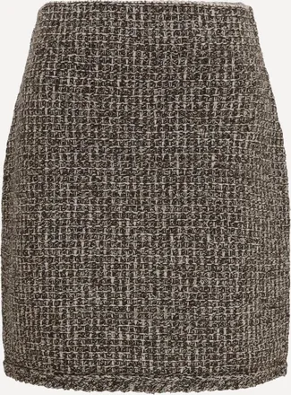 Fabiana Filippi Tweed Mini Skirt Female 44