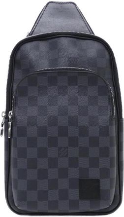 Louis Vuitton Graphite Coated Canvas Shoulder Bag (Pre-Owned)
